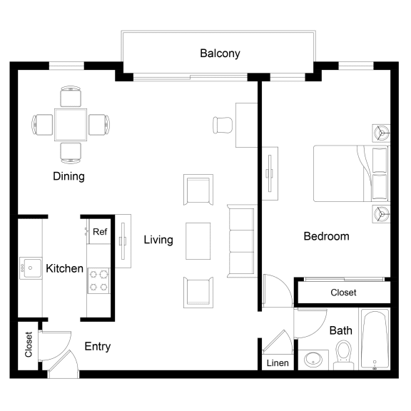 Spacious Apartments for Rent in Ballston Arlington VA Floor Plans